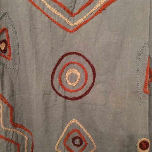 Vancouver Designer Leopards and Roses 100% Cotton Embroidered Bubble Dress - Picture 3 of 6